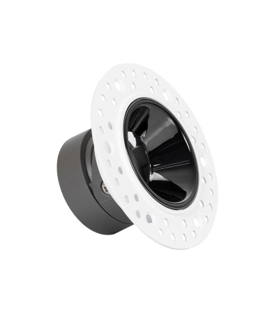 Collerette Downlight Conique Lux pour Spot Modulaire LED Coupe Ø 55 mm encastrable plâtre