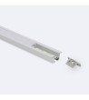 Profilé Aluminium Encastré pour Plafond avec Clips pour Rubans LED jusqu'à 12 mm - 68333 - vue 9