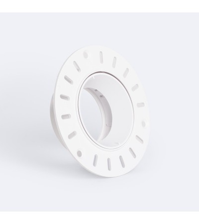 Collerette Downlight Conique Orientable Intégration Plâtre/Placo pour Ampoule LED GU10 / GU5.3 Coupe Ø70 mm Suefix