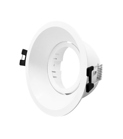Collerette Downlight Conique Orientable pour Ampoule LED GU10 / GU5.3 Coupe Ø75 mm Suefix