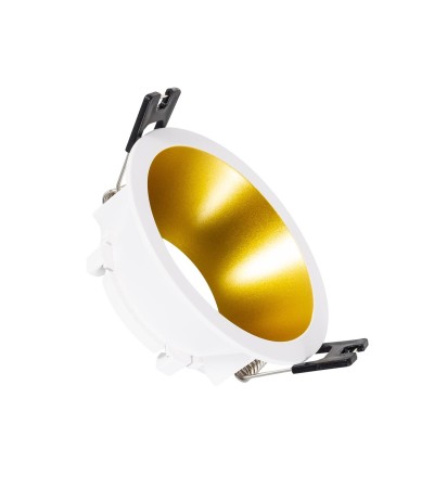 Collerette Downlight Conique Reflect pour Ampoule LED GU10 / GU5.3 Coupe Ø 75mm