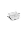Collerette Downlight Intégration Plâtre/Pladur Carrée pour Ampoule LED GU10/GU5.3 Coupe 158x158 mm UGR17 - 98752 - vue 1