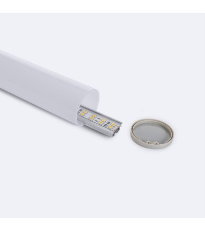 Profilé Aluminium Rond Suspension pour Ruban LED jusqu'à 22 mm - 105021 - vue 9