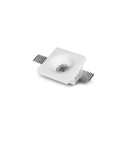 Collerette Downlight LED Intégration Pltre/Placo 2W Coupe 83x83 mm UGR17 - 98739 - vue 3