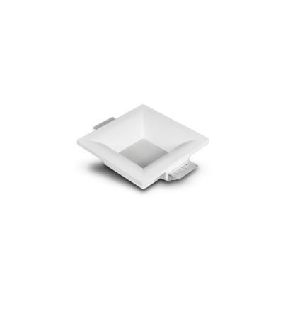 Collerette Downlight LED Intégration Plâtre/Pladur Carrée 9W Coupe 223x223 mm UGR17