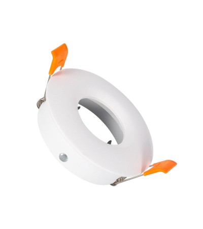 Collerette Downlight Ronde Design Blanche pour Ampoule LED GU10/GU5.3 Coupe Ø 70mm