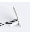 Projecteur LED 100W Dimmable TRIAC 170 lm/W IP65 ELEGANCE Slim PRO Blanc - 110278 - vue 4