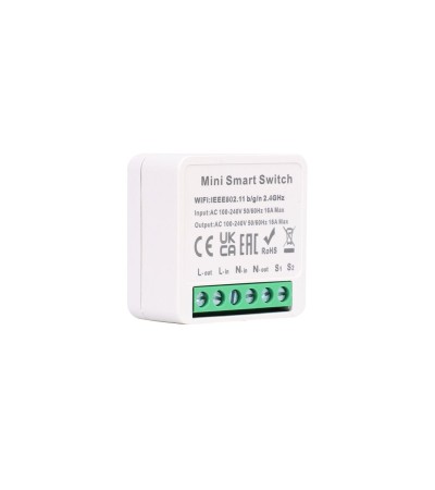 Commutateur WiFi Mini Compatible avec Interrupteur Conventionnel - 105441 - vue 1