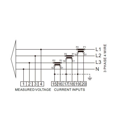 Compteur d’Énergie Bidirectionnel Monophasé/Triphasé Direct vers le Rejet Zéro 100A MAXGE - 43765 - vue 6