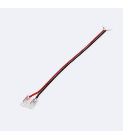 Connecteur avec Cble pour Ruban LED 12/24V DC SMD&COB IP20 Largeur 8mm