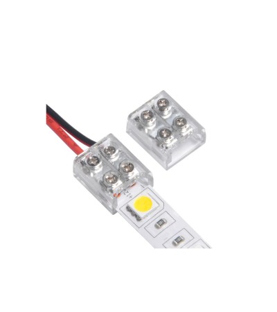 Connecteur câblé pour Ruban LED 12/24V DC avec Vis
