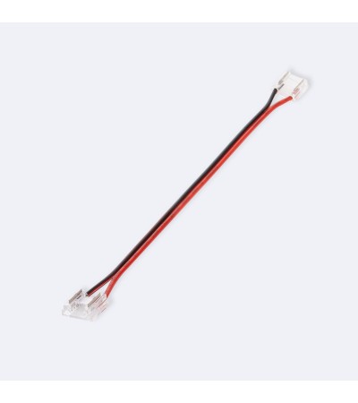 Connecteur Double avec Câble pour Ruban LED 12/24V DC COB IP20 Largeur 8mm