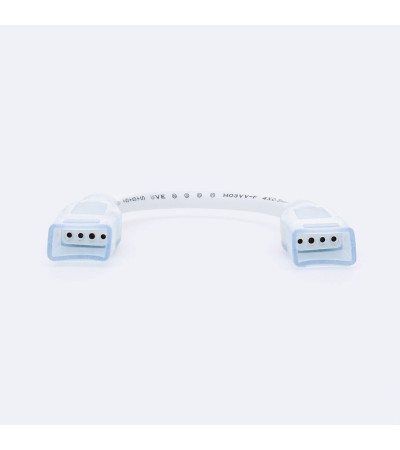 Connecteur Double avec Câble pour Ruban LED RGB 220V AC SMD IP65 - 109931 - vue 2
