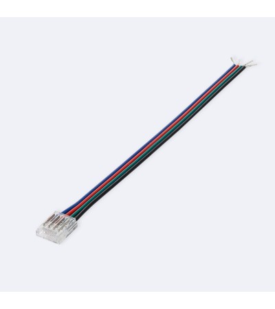 Connecteur HIPPO avec Câble pour Ruban LED RGB 12/24V DC SMD IP20 Largeur 10mm