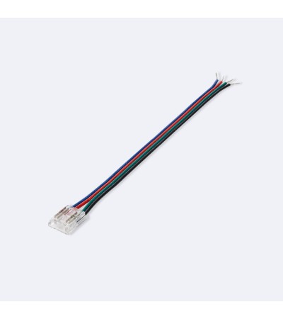 Connecteur HIPPO avec Câble pour Ruban LED RGBIC COB 24V DC IP20 Largeur 10mm