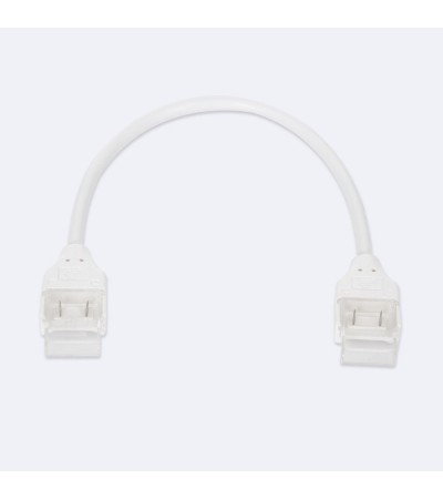 Connecteur Hippo Double avec Câble pour Ruban SILICONE FLEX SMD & COB Largeur de 10mm