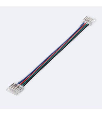 Connecteur HIPPO Double avec Câble pour Ruban LED RGBW 12/24V DC SMD IP20 Largeur 12mm