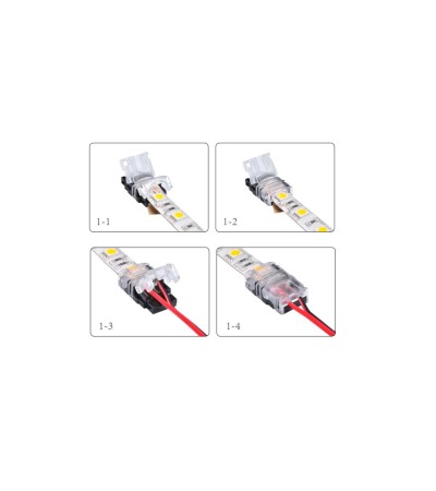 Connecteur Hippo pour Ruban LED Super Étroit de 5mm à câble IP20 - 66917 - vue 5