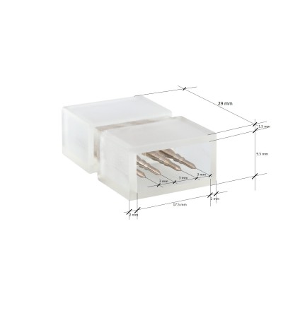 Connecteur Ruban LED RGB 220V AC Coupe tous les 25/100cm - 708 - vue 3