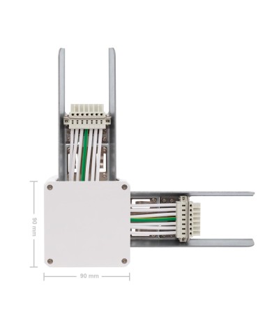 Connecteur Type L Barre Linéaire LED Trunking - 6536 - vue 3