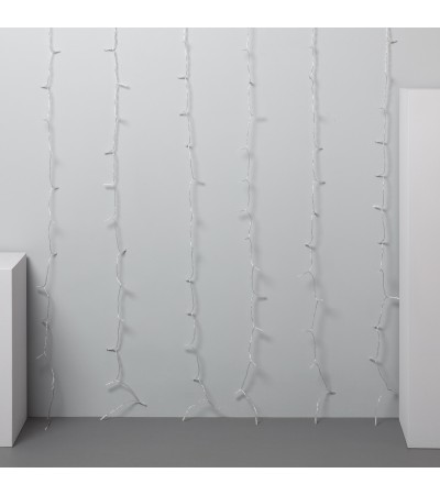 Rideau de Guirlande LED Extérieur avec Piles 1m Centauro - 76458 - vue 4