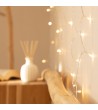 Rideau de Guirlande LED Extérieur avec Piles 1m Centauro - 76458 - vue 6