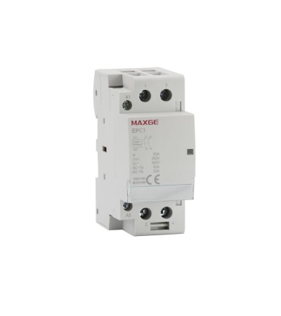 Contacteur MAXGE 2P-63A-230V AC - 67229 - vue 1