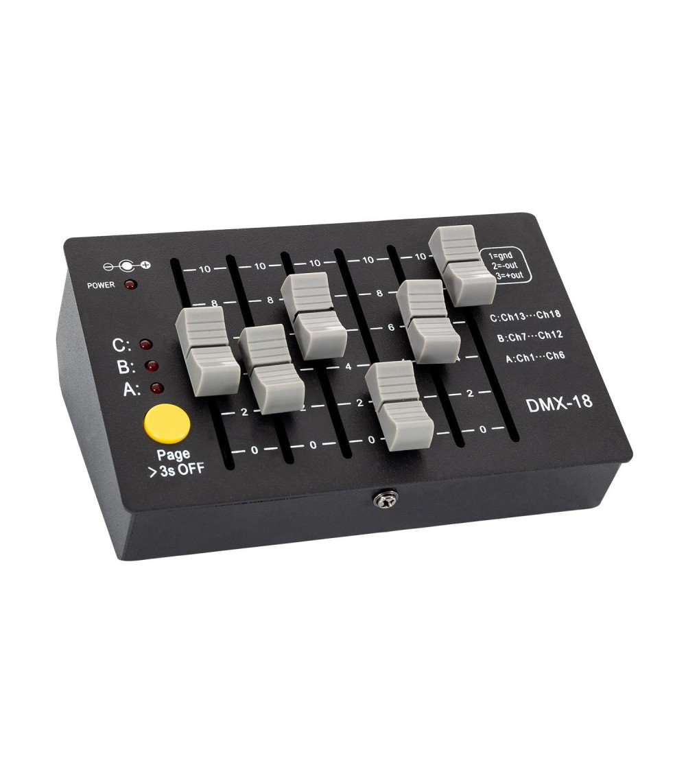 Contrôleur Console DMX512 18 Canaux Rechargeable - 74777 - vue 1