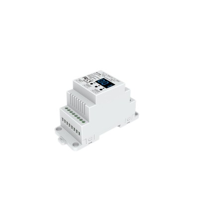 Contrôleur LED TRIAC AC DMX512 et RDM 2 Canaux 1,5 A SKYDANCE S1-DR pour Rail DIN