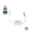 Contrôleur pour Ruban LED 220V AC 220LED/m CCT IP67 Largeur 15mm Coupe tous les 100cm avec télécommande IR 23 Touches…