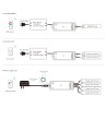 Contrôleur Ruban LED Monochrome/CCT/RGB/RGBW 12-24V SKYDANCE VP Compatible avec Télécommande RF - 111666 - vue 2