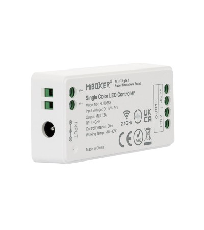 Controleur Variateur LED Monochrome 12/24V DC MiBoxer FUT036S - 85626 - vue 1