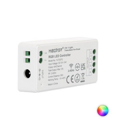 Controleur Variateur LED RGB 12/24V DC MiBoxer FUT037S