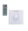Contrôleur variateur Mural pour Ruban LED Monochrome 12/24V DC avec Télécommande IR - 96911 - vue 3
