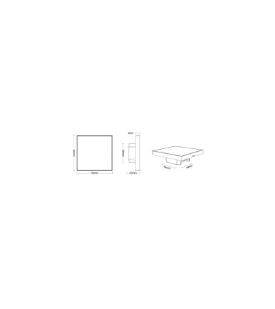 Contrôleur Variateur Mural Tactile LED RGB/RGBW/RGB+CCT 12/24 V DC RF MiBoxer P3 - 85731 - vue 8