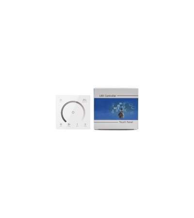 Contrôleur Variateur Mural Tactile pour Ruban LED Monochrome 12/24V DC - 96862 - vue 3