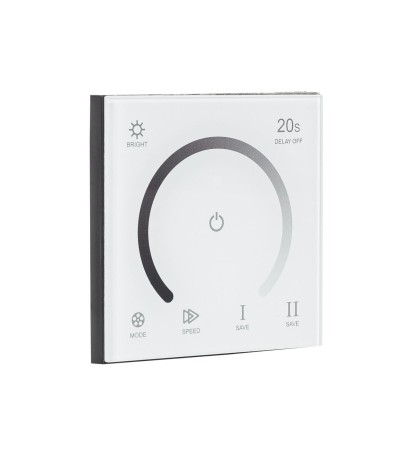 Contrôleur Variateur Mural Tactile pour Ruban LED Monochrome 12/24V DC - 96862 - vue 5