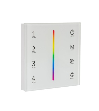Contrôleur Ruban LED RGB 12-24 V Encastrable Tactile SKYDANCE T3-1 Compatible avec Télécommande RF