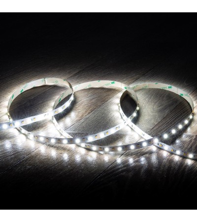 Ruban LED CCT 12V DC SMD2835 120LED/m 5m IP20 Largeur 10mm Coupe 5cm - 107871 - vue 8
