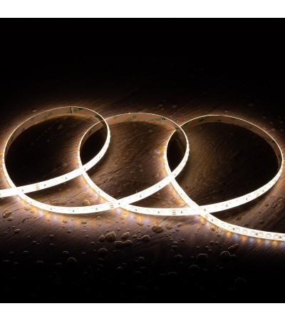 Ruban LED CCT 24V DC SMD2835 60LED/m 5m IP65 Largeur 10mm Coupe 5cm - 108175 - vue 8
