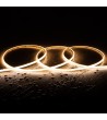 Ruban LED COB 24V DC 385LED/m 5m IP65 CRI90 Super-Etroit Largeur 7mm Coupe tous les 4cm - 96416 - vue 5