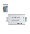 Contrôleur Variateur Ruban LED 12/24V DC RGB avec Télécommande IR High Power - 1468 - vue 1