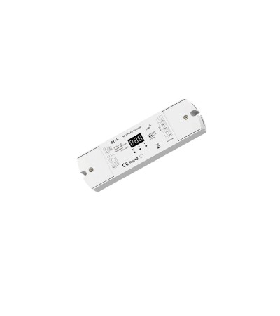 Contrôleur Ruban LED Numérique SPI RGB/RGBW 12-24V SKYDANCE SC-L Compatible avec Bouton-poussoir et Télécommande RF