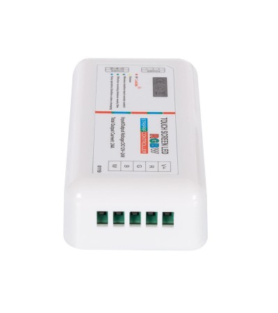 Contrôleur variateur tactil ruban LED RGBW 12/24V DC avec télécommande RF - 96836 - vue 3