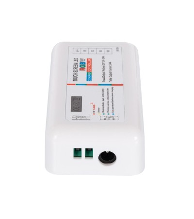 Contrôleur variateur tactil ruban LED RGBW 12/24V DC avec télécommande RF - 96836 - vue 4