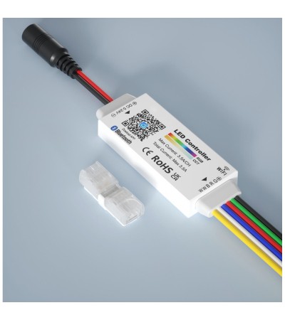 Controleur Variateur WiFi pour Ruban LED RGB+CCT 5/24 V DC