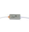 Dalle LED 10W Carrée CCT Sélectionnable Microprismatique LIFUD Coupe 110x110 mm - 79024 - vue 6