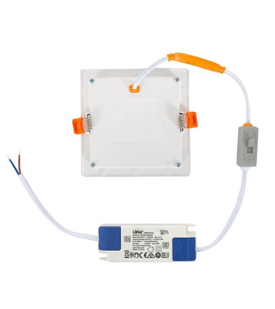 Dalle LED 10W Carrée CCT Sélectionnable Microprismatique LIFUD Coupe 110x110 mm - 79024 - vue 7