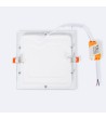 Dalle LED 15W Carrée Extra-Plate Coupe 170x170 mm Pack 2 Unités - 104523 - vue 6