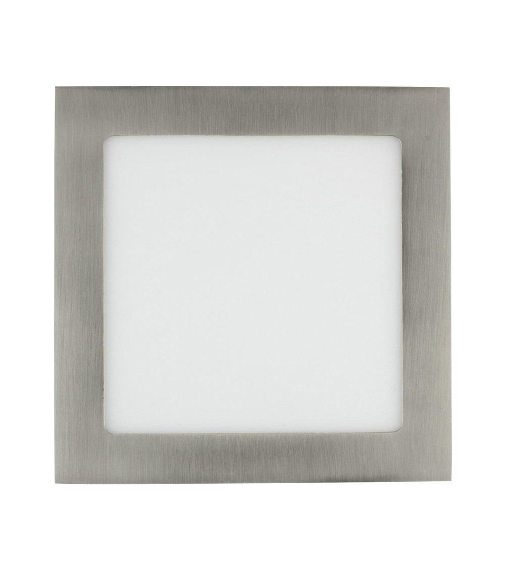 Dalle LED 18W Carrée Extra-Plate Coupe 205x205mm Argentée - 1196 - vue 2